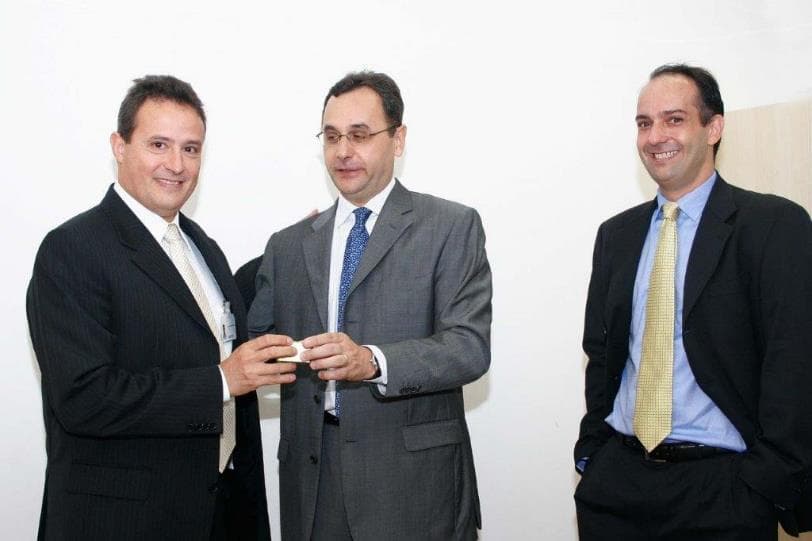 Januário assumindo cargo de Diretor Geral